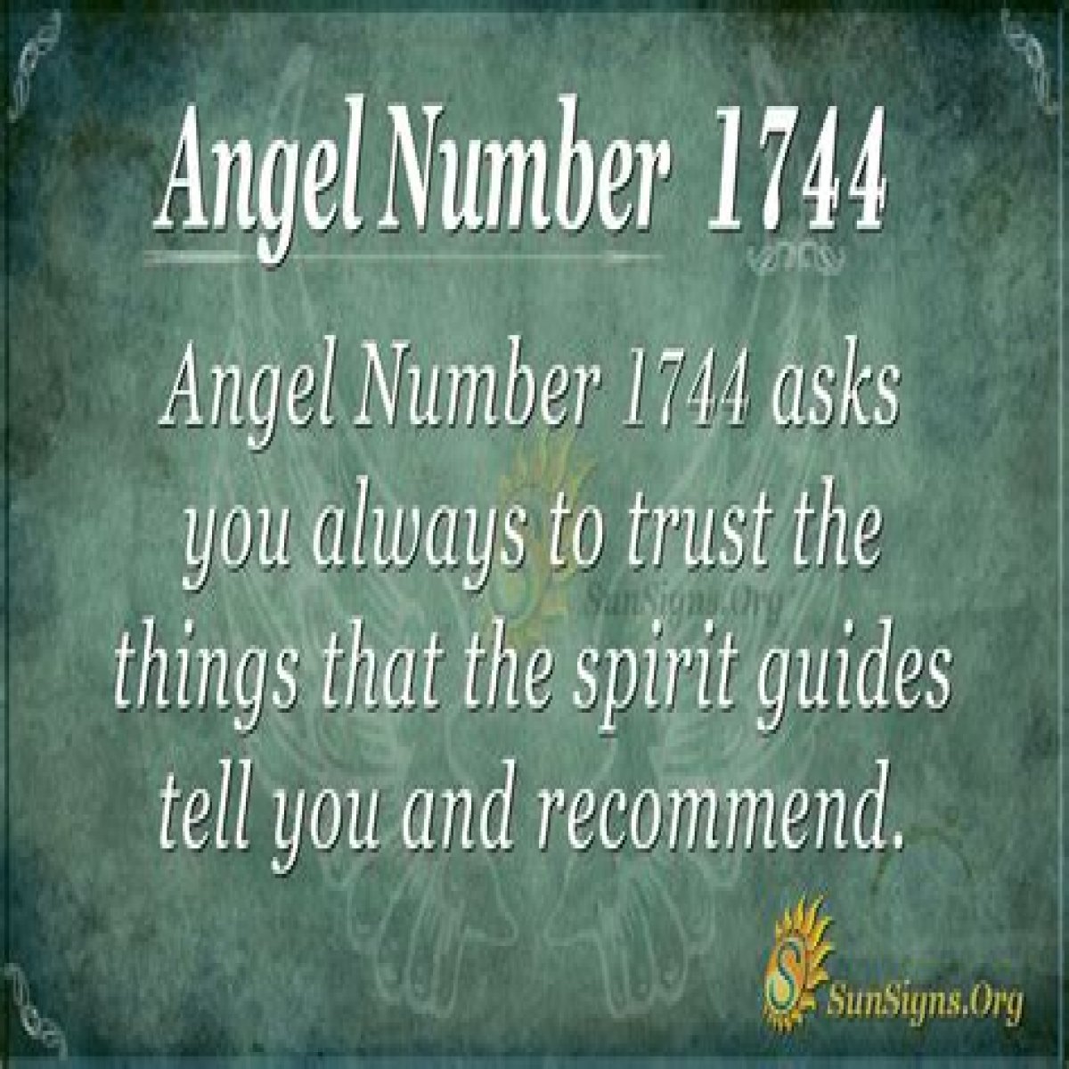 
ANGEL NUMBER 1744
