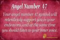 
ANGEL NUMBER 47

