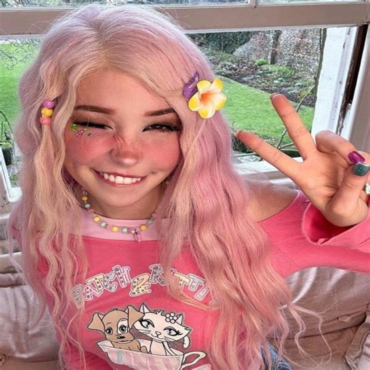 Belle Delphine's Dazzling Blue Dress: A Fashion Statement