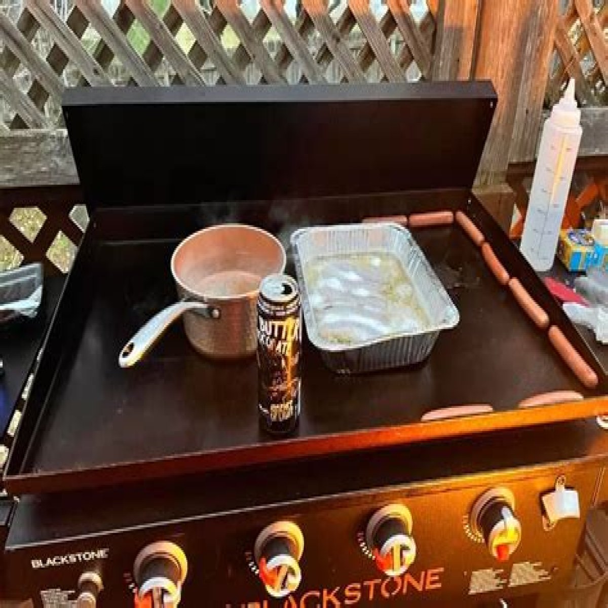 Boiling Water On A Blackstone Griddle