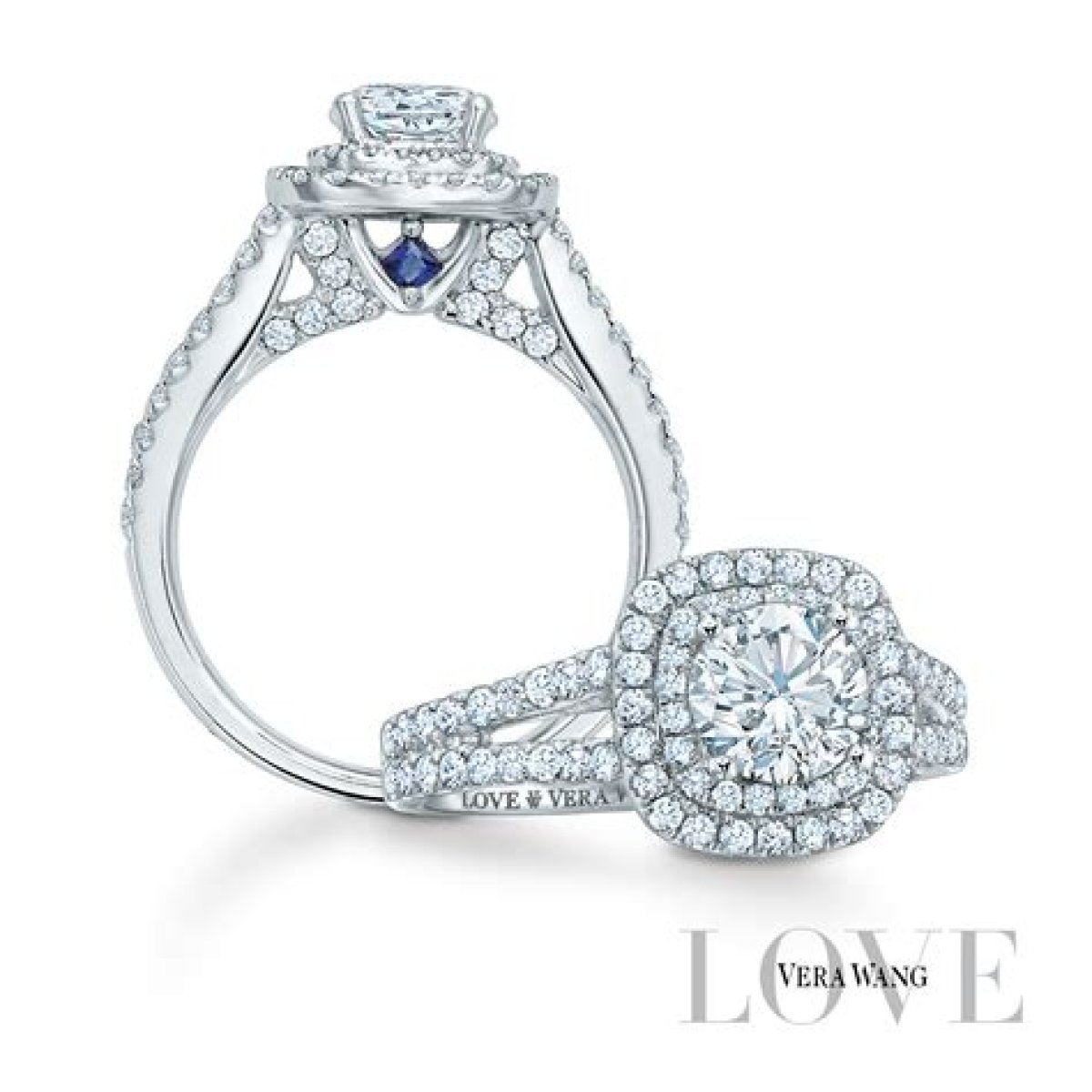 Discover The Enchanting Allure Of Vera Wang Engagement Rings With Blue Sapphires