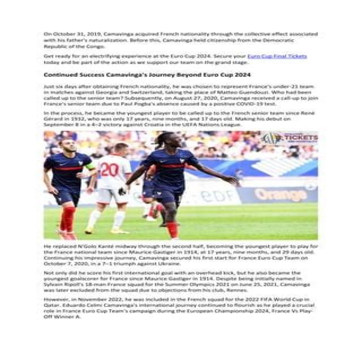 Douard Camavinga: French Prodigy's Path To Stardom