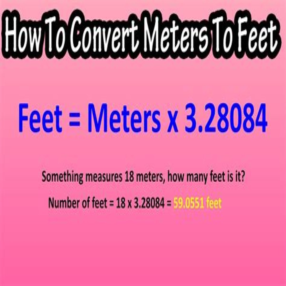 Effortless Metres To Feet Conversion: Your Ultimate Guide
