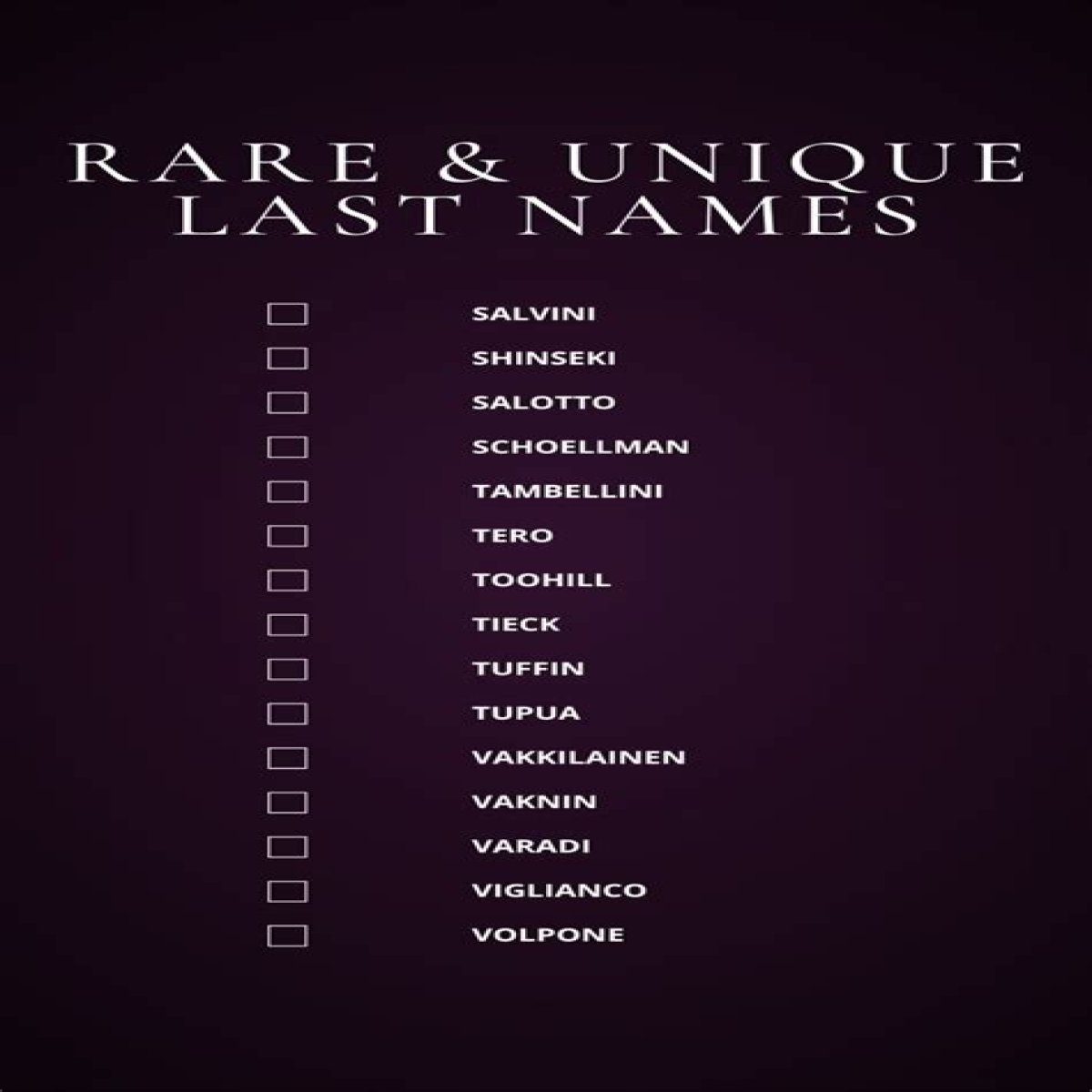 Explore Unique And Fascinating Last Names: A Journey Into Onomastic Curiosities
