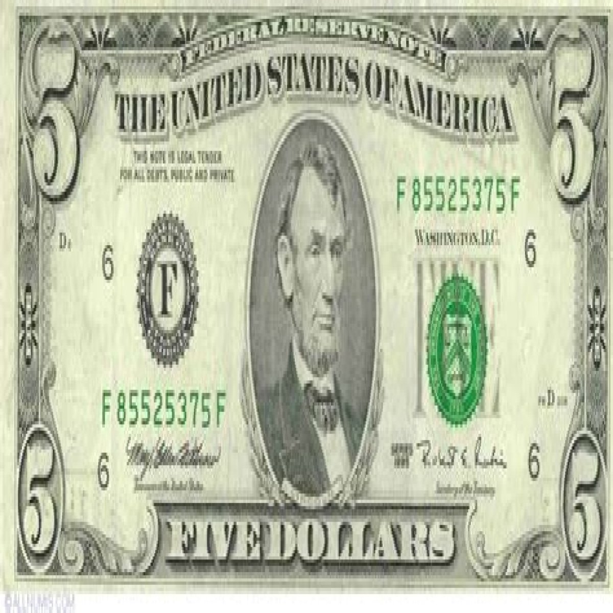 Exploring The Intricacies Of The 1995 5 Dollar Bill
