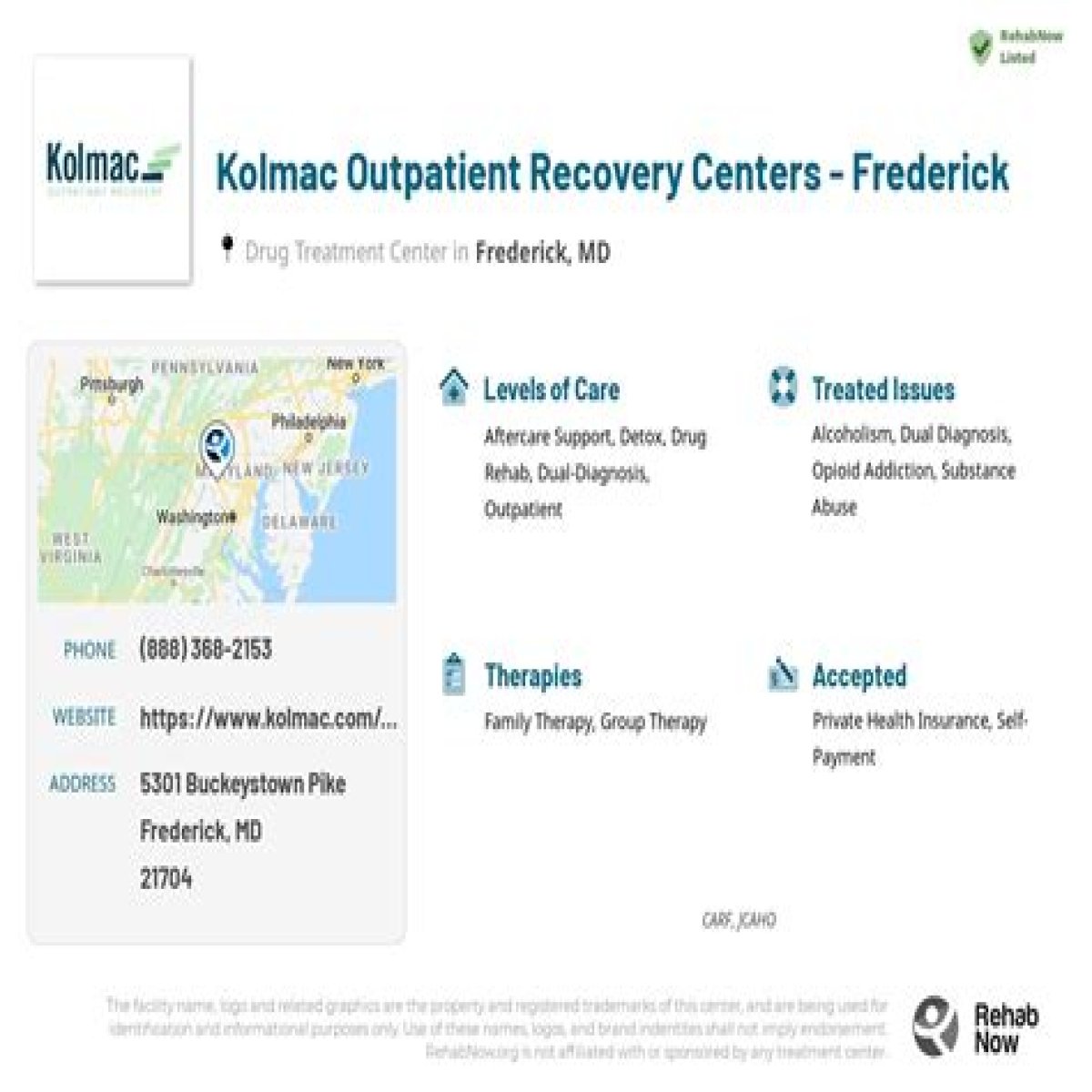 Kolmac Outpatient Recovery Centers Opens New Frederick Addiction Treatment Center