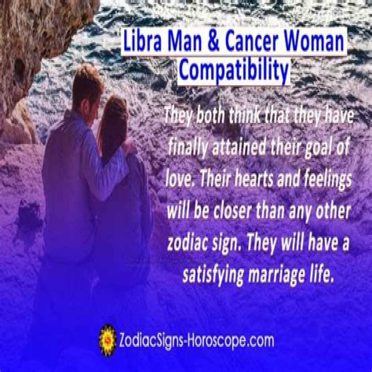 Libra Man Obsessed With Cancer Woman: A Cosmic Connection
