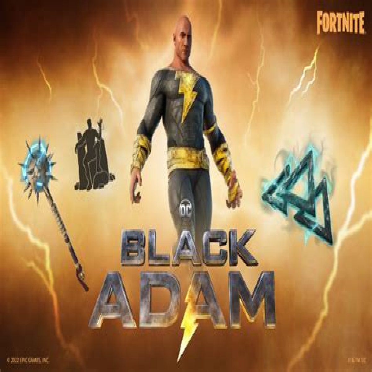 The Rock returns to Fortnite as Black Adam and share’s more about Black Adam’s powers