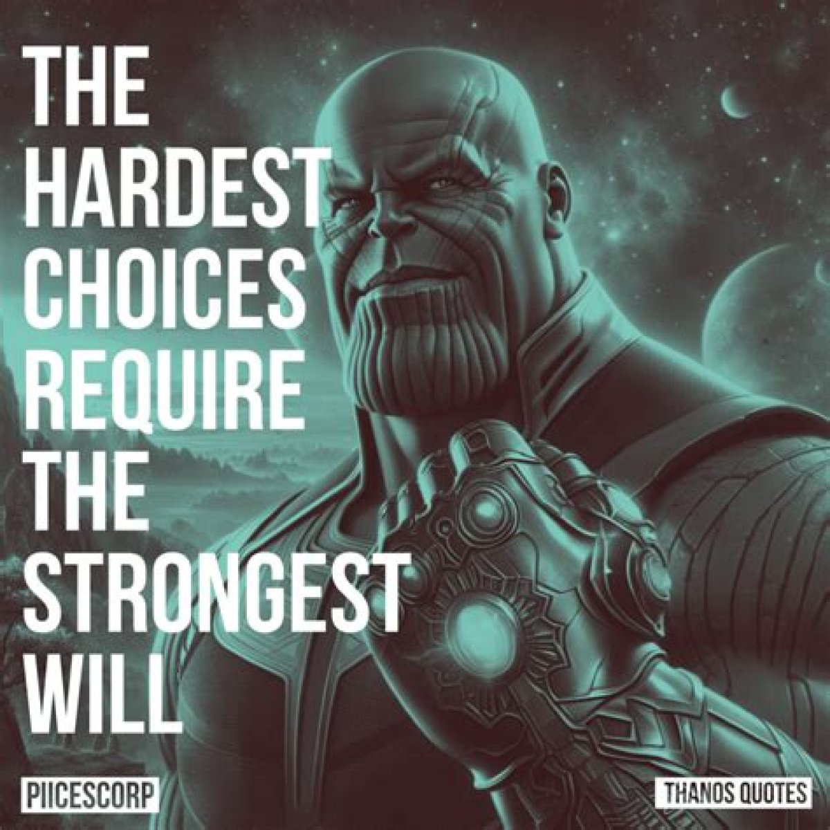 Unleashing The Power Of Determination: The Thanos Quote "Strongest Will"