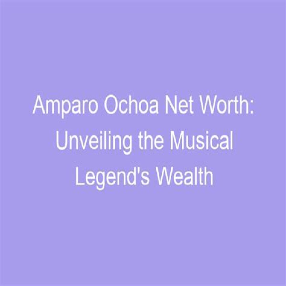 Unveiling The Wealth Behind The Musical Legend