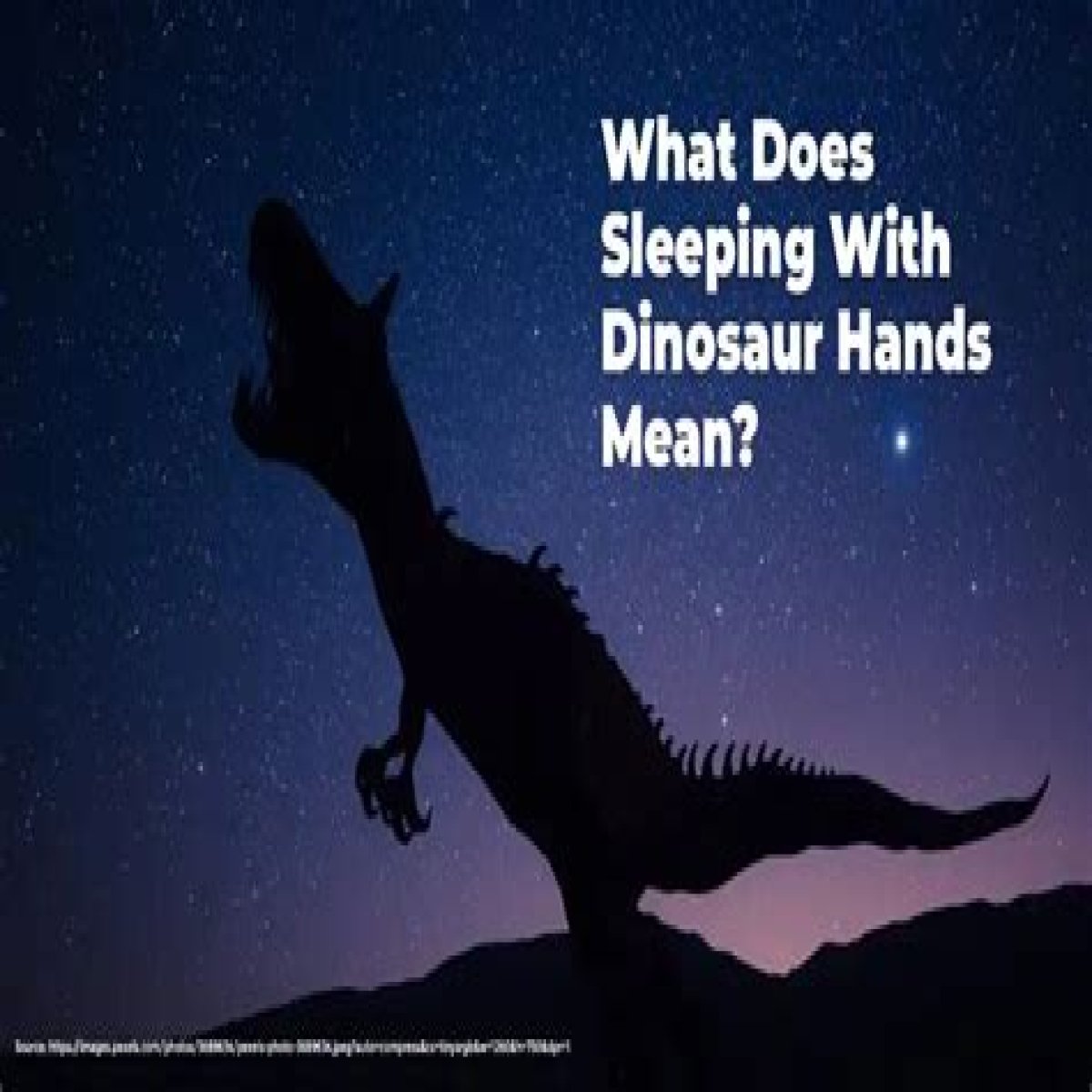 Unveiling The Wonders Of "Sleeping On Your Side With Dinosaur Hands"