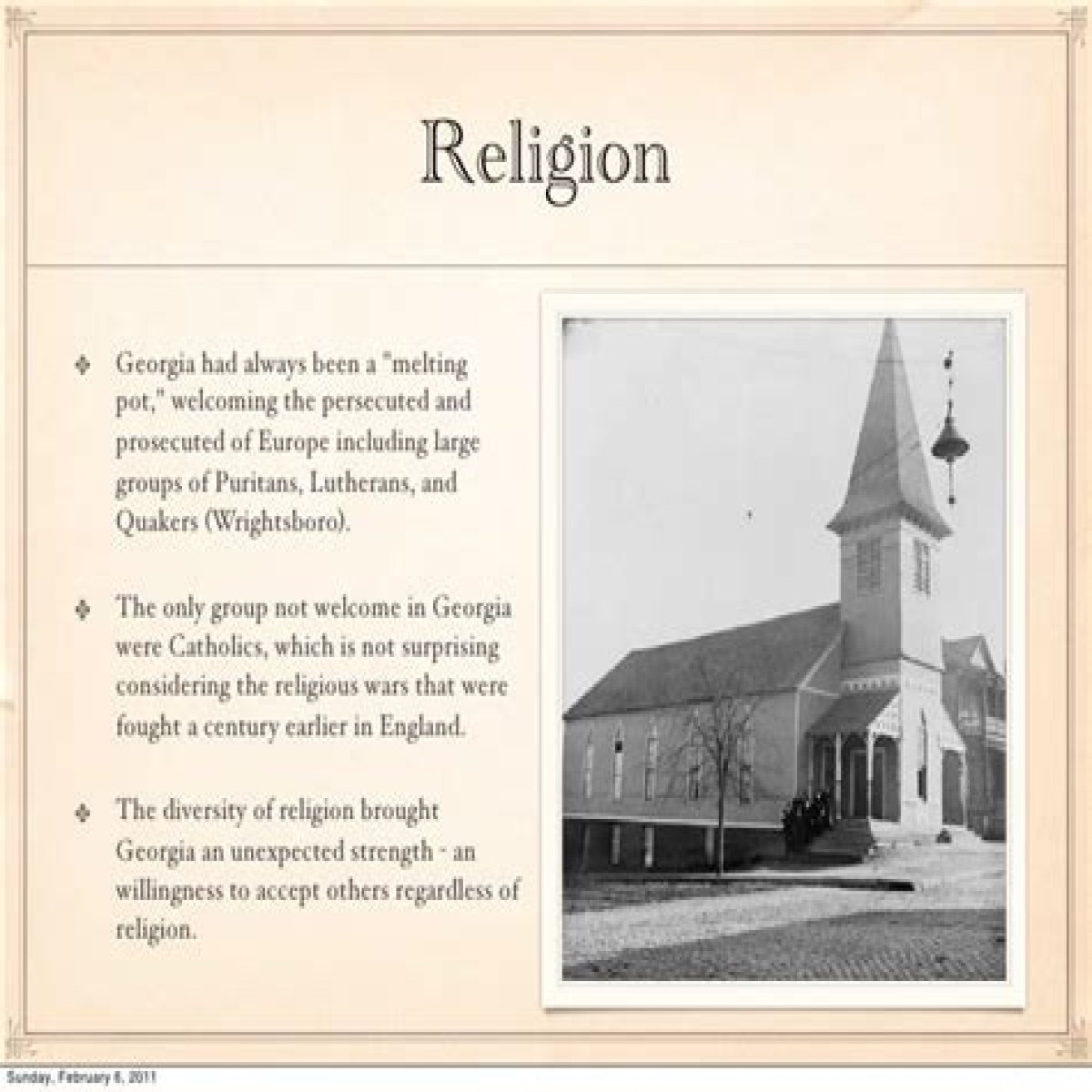 What religion was the Georgia colony? – Janet-Panic.com